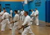 The seminar in Canada was given to about 60 students, on bo kata and nunchugs and also tonfa