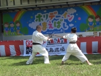 I.K.O.MATSUSHIMA Japan Honbu Matsushima Dojo studens performed a Karate demonstration at the festival“Holiday in Maebashi”