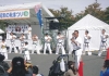 I.K.O.MATSUSHIMA総本部、松島道場の道場生が2011年10月2日に群馬県沼田の昭和村祭りで演武会を行った。