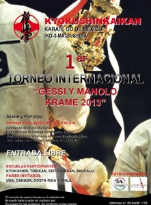 Poster Torneo Kyokushin 2013